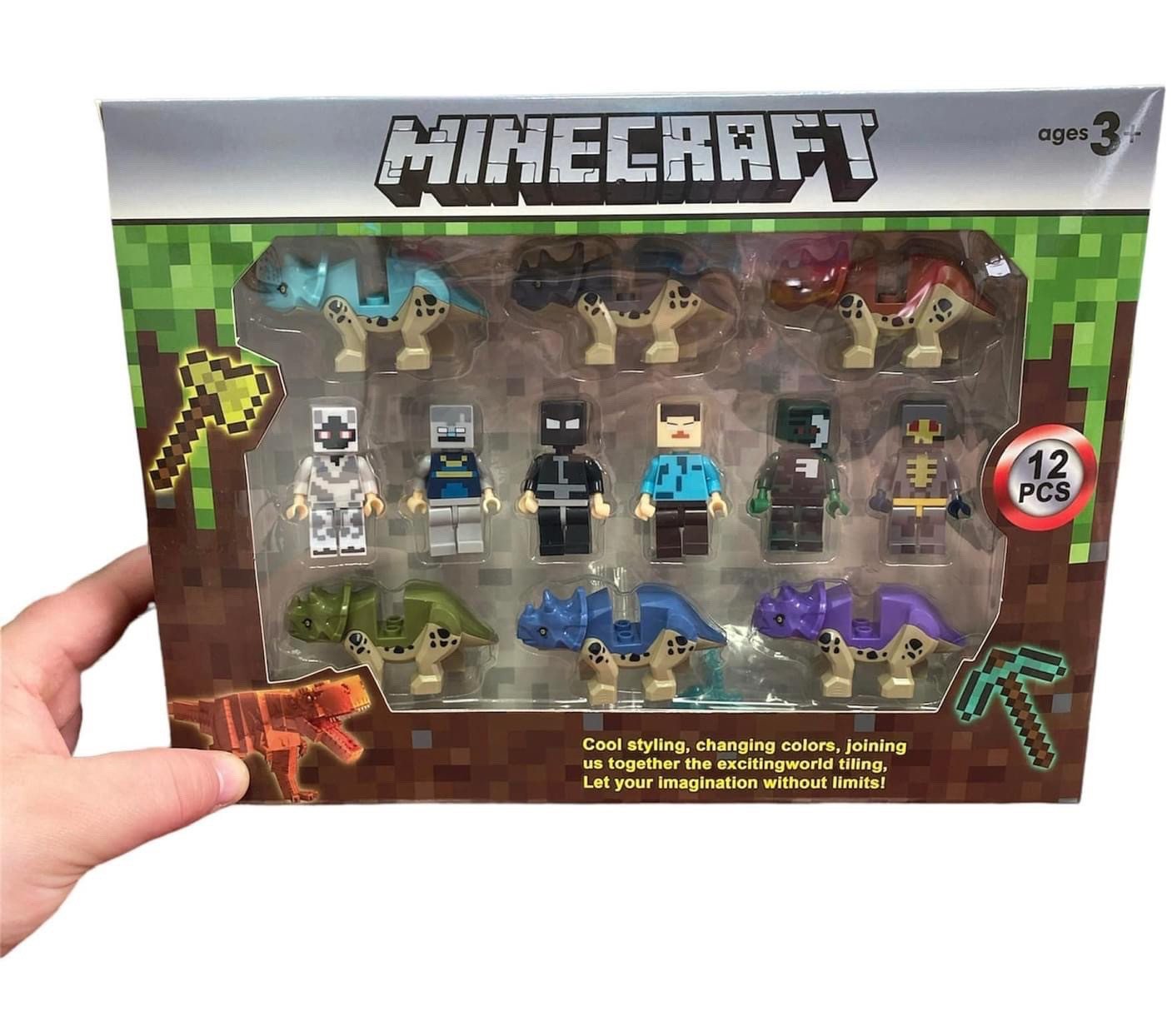 ZESTAW 12SZT FIGURKI MINECRAFT 10 SZT – Trendyzabawki.pl